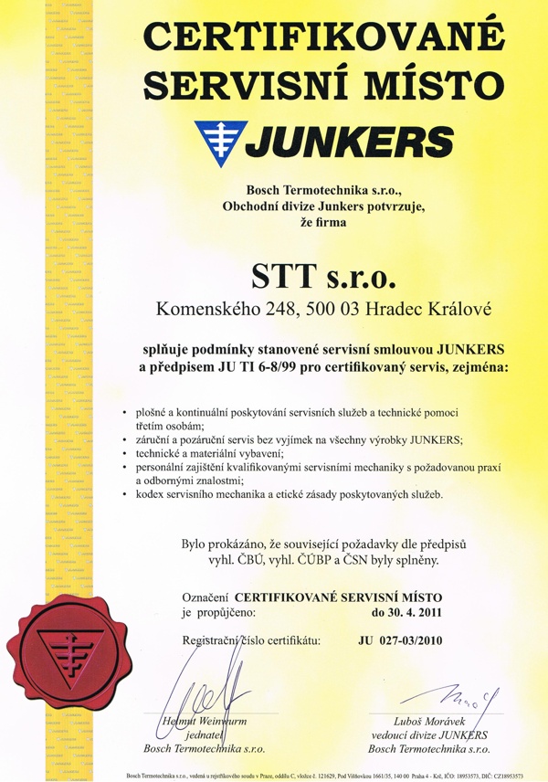 certifikat-servis-topeni-junkers